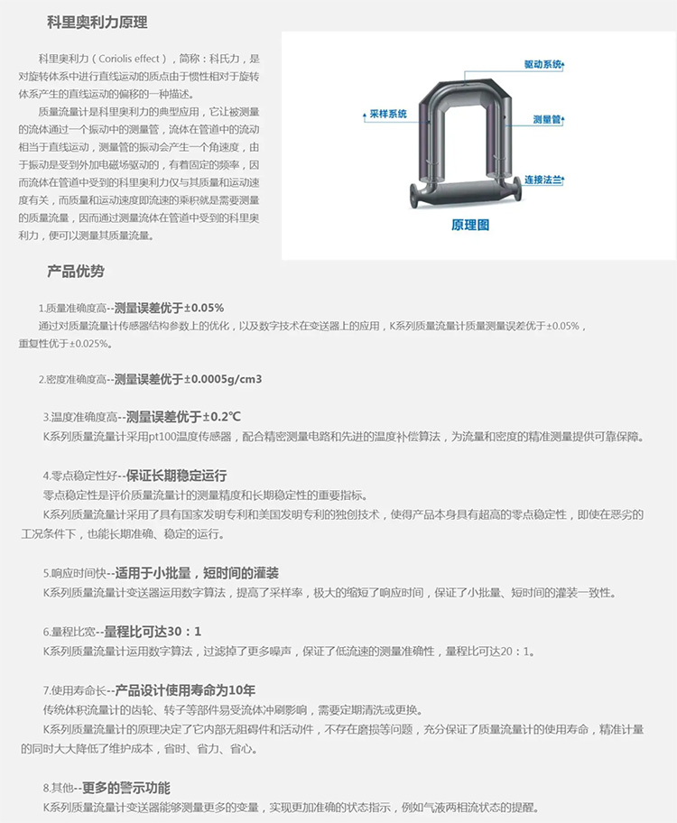 高粘度質(zhì)量流量計工作原理及產(chǎn)品優(yōu)勢